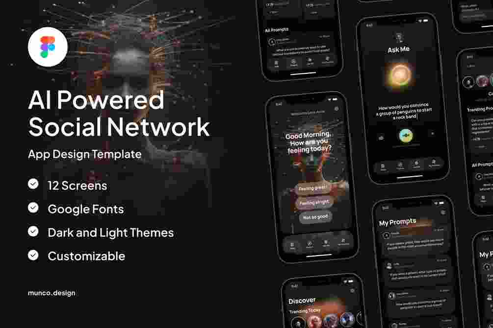 Use AI to design smarter UI for social networking apps