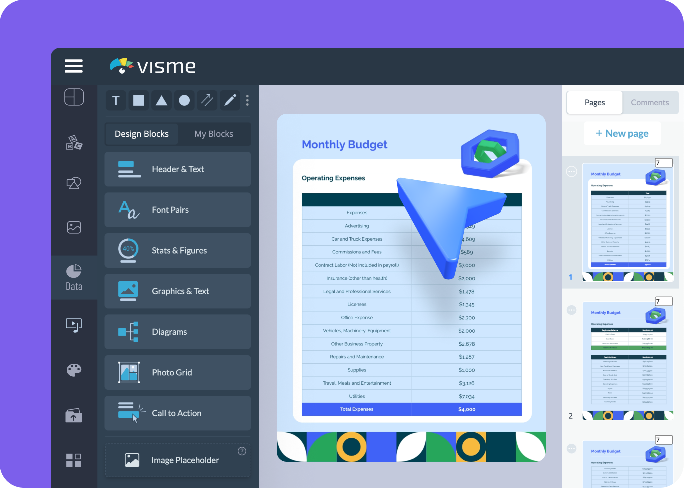 Build a Personal Budget Planner with Data Visualization