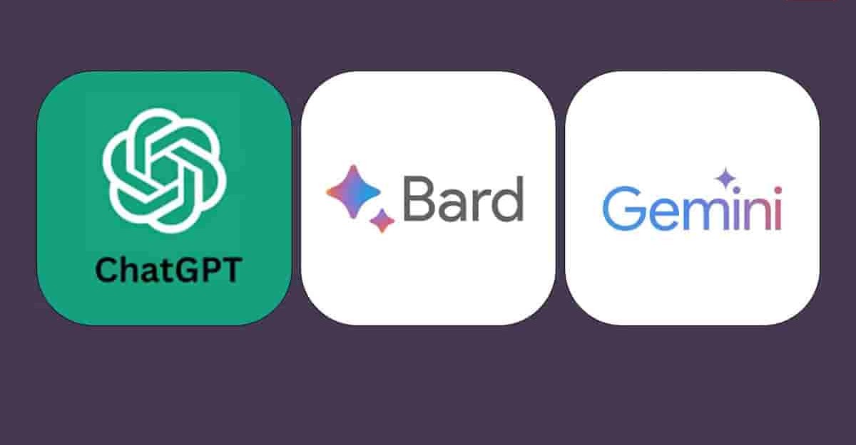 ChatGPT vs Bard vs Gemini