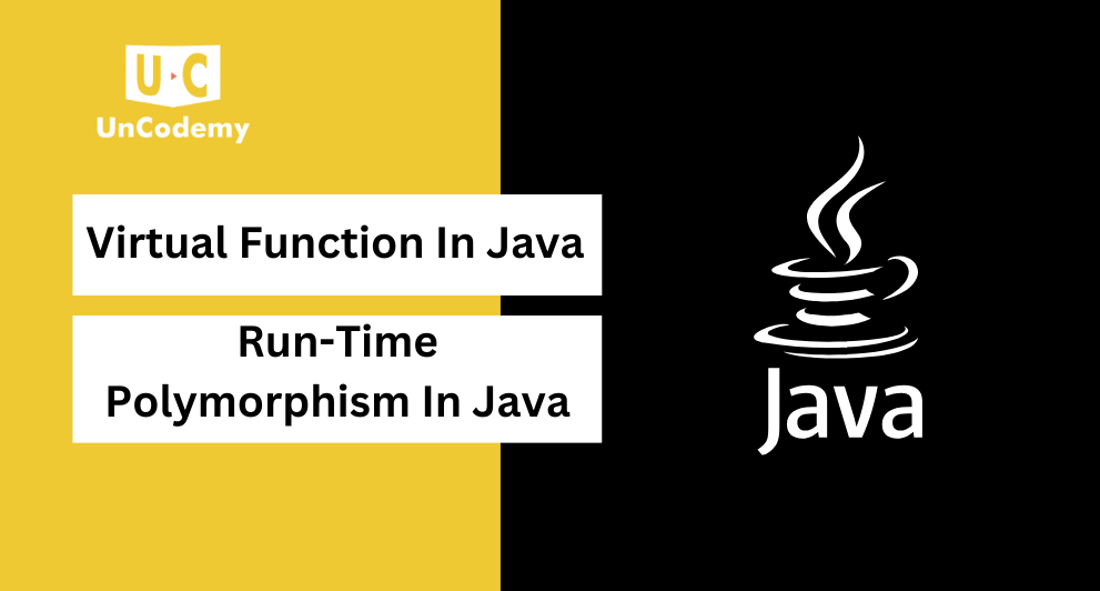 Virtual Function In Java Run-Time Polymorphism In Java