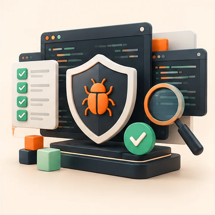 Software Testing visual: software quality and bug verification