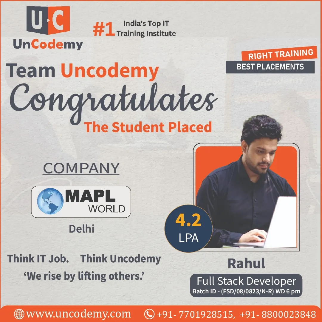 Rahul - Student Success