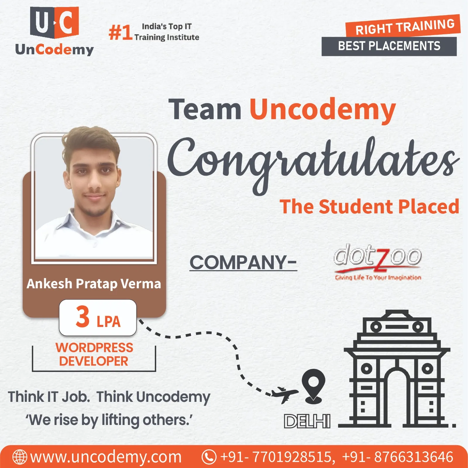 Ankesh Pratap Verma - Student Success