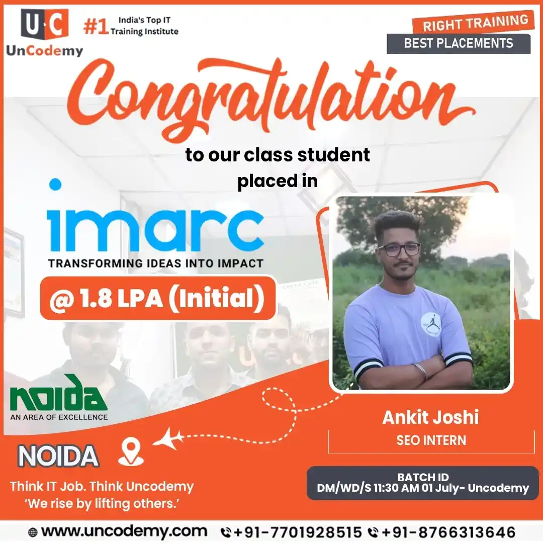Ankit Joshi – Student Success