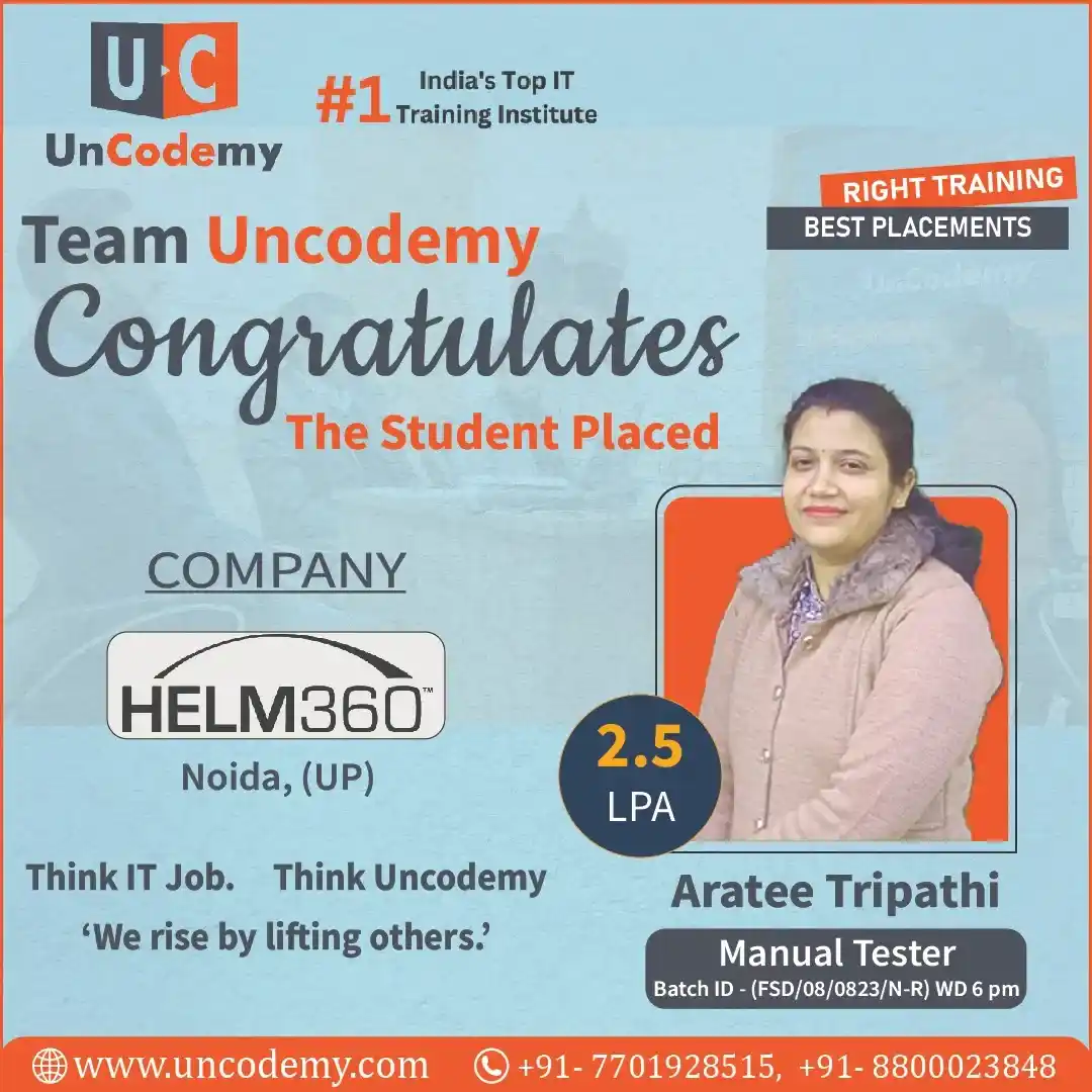 Aratee Tripathi – Student Success