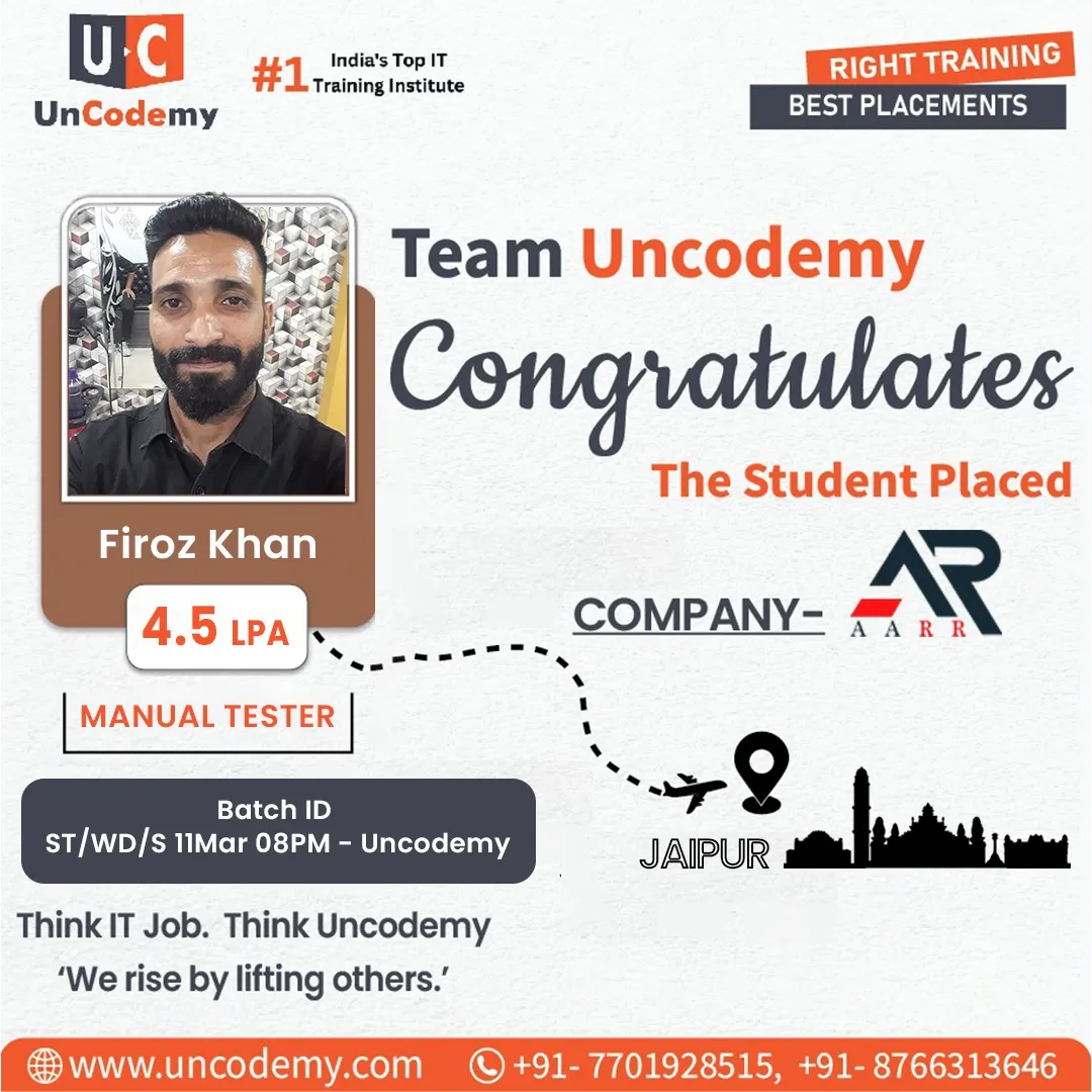 Firoz Khan - Student Success