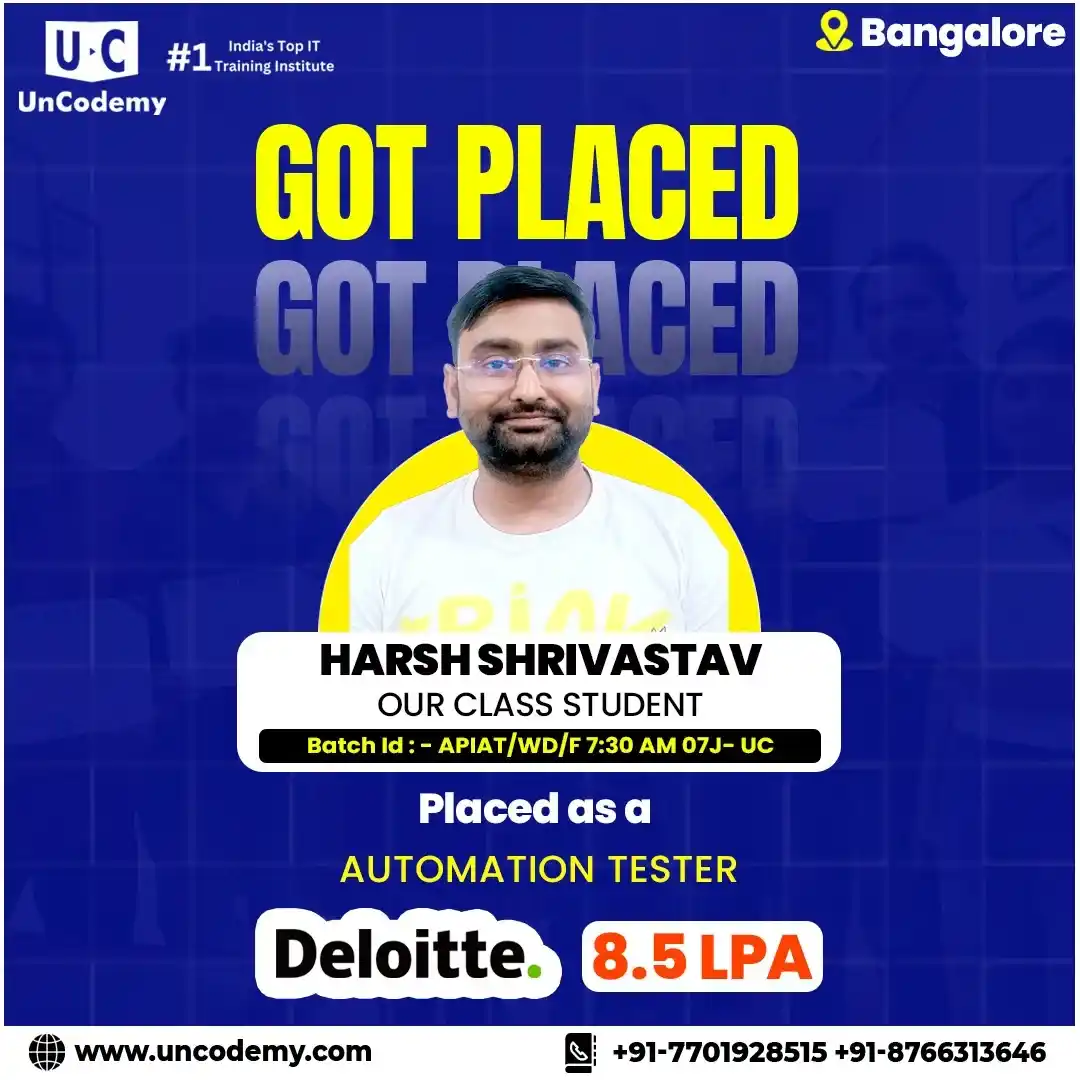 Harsh Shrivastav – Student Success
