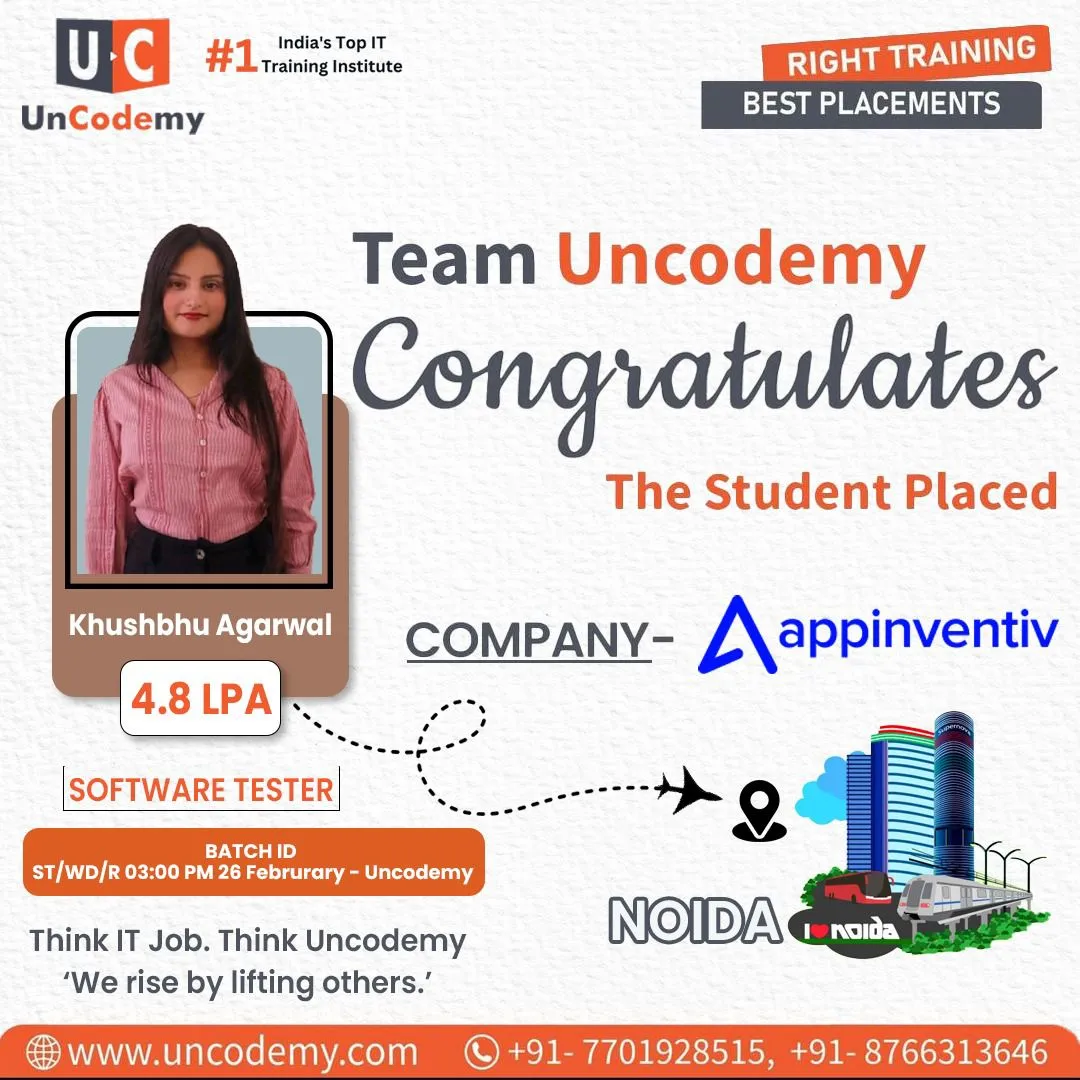 Khushbhu Agarwal - Student Success