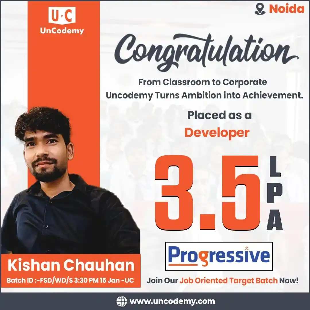 Kishan Chauhan – Student Success