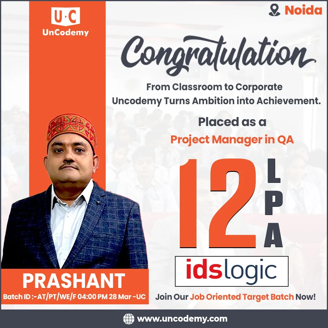 Prashant - Student Success