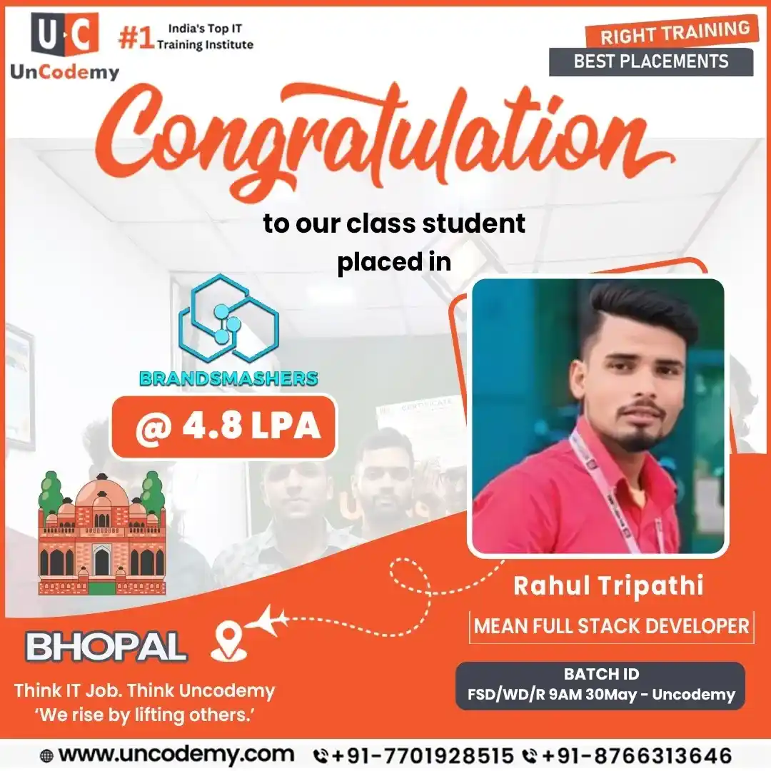 Rahul Tripathi – Student Success