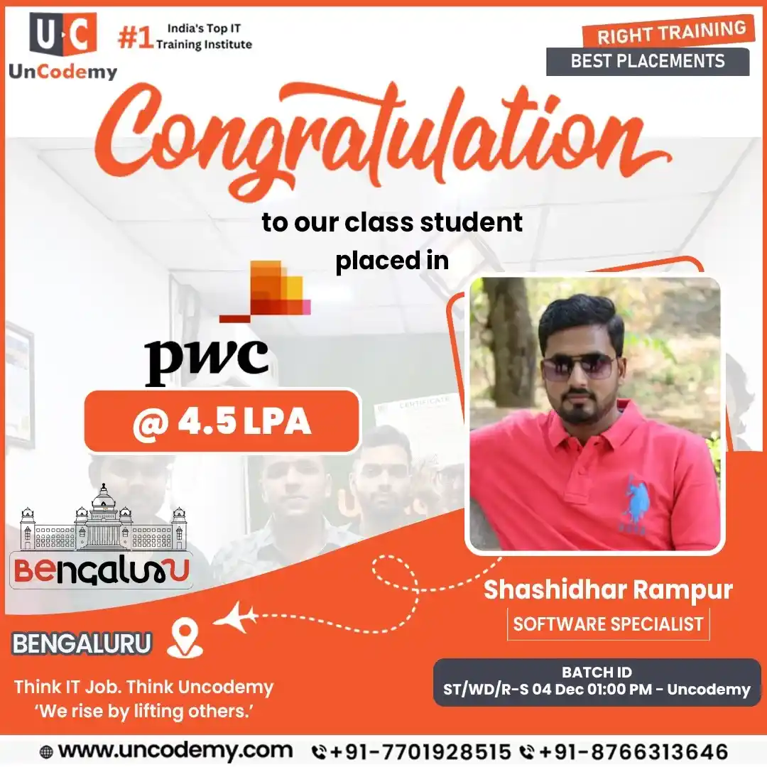 Shashidhar Rampur - Student Success