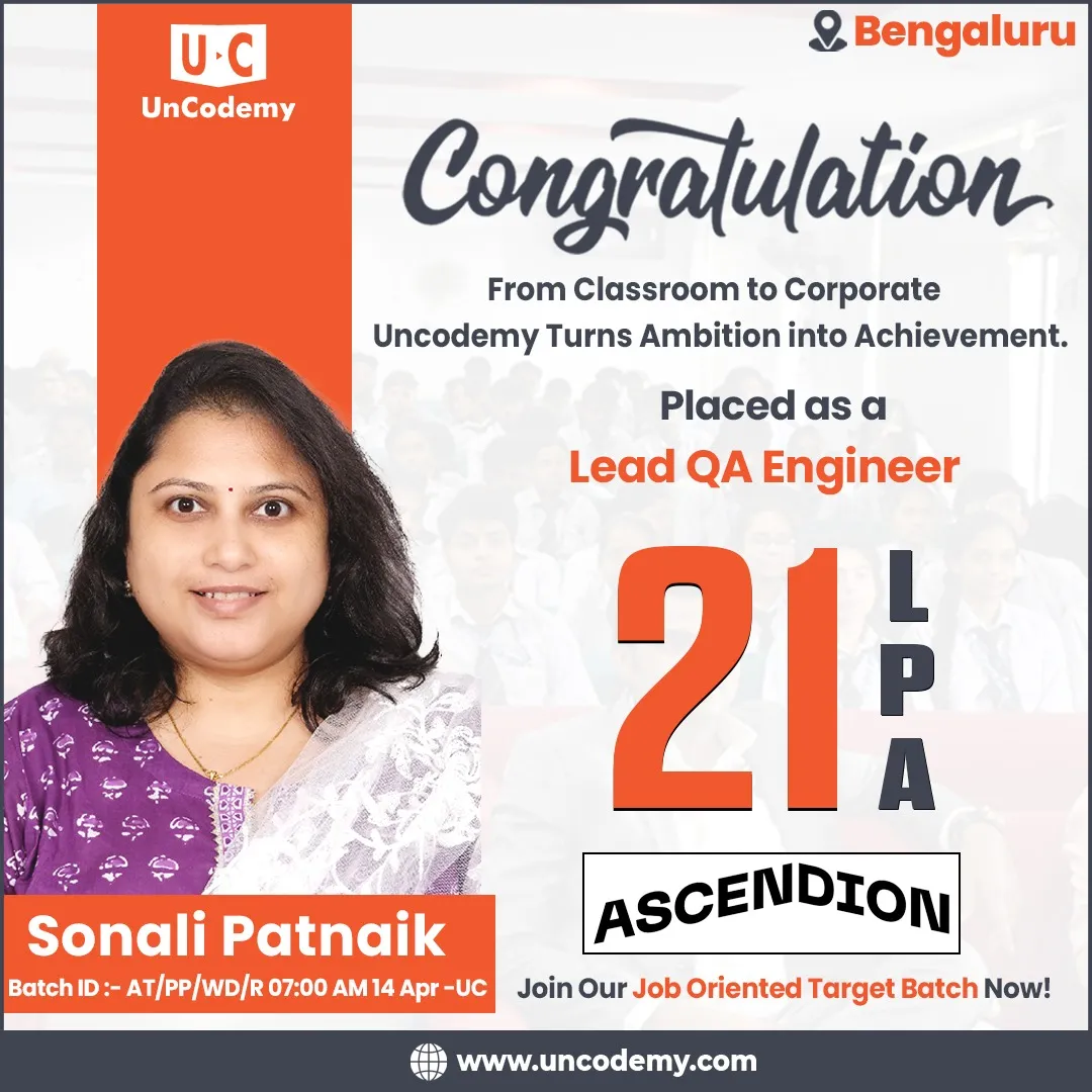 Sonali Patnaik - Student Success