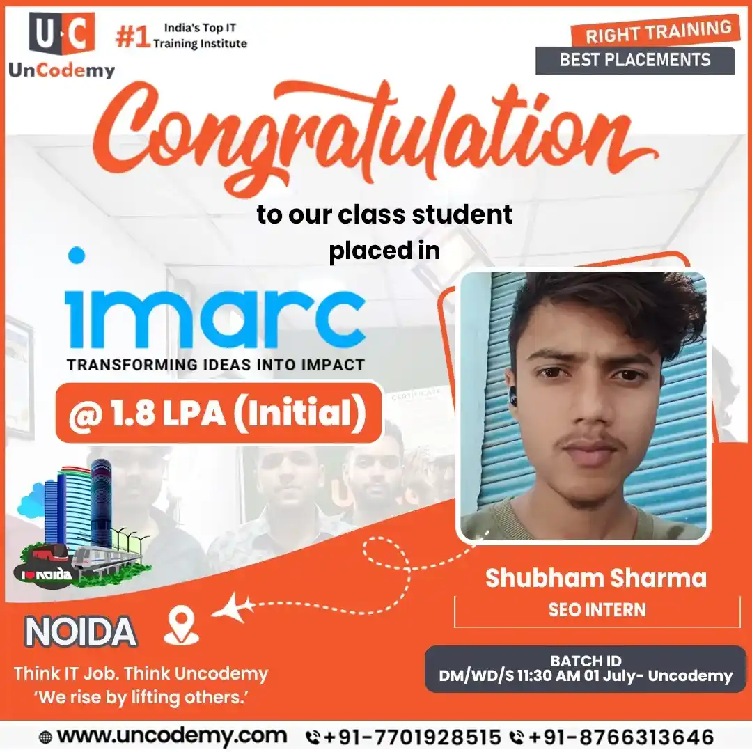 Shubham Sharma – Student Success